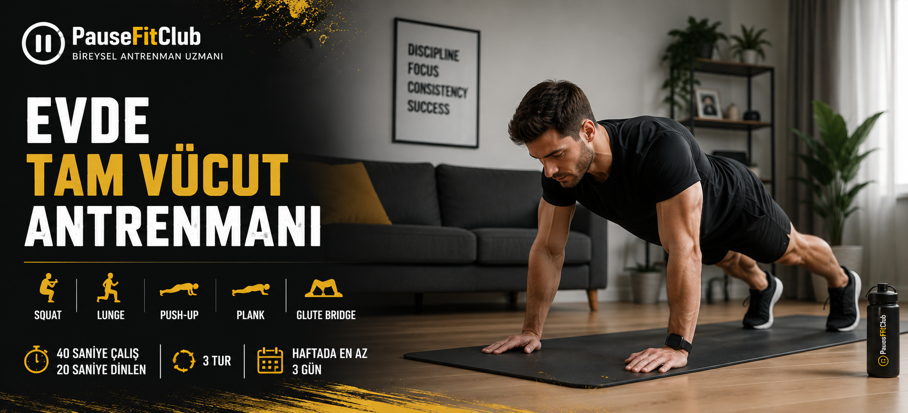 Evde Tam Vücut Antrenmanı