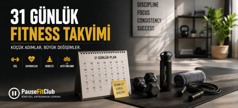 31 Günlük Fitness Takvimi
